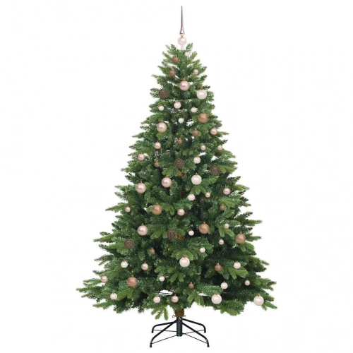 Mākslīgā Ziemassvētku Eglīte Su 300 Led Zaļa 210 Cm Pe Un Pvc Vidaxl