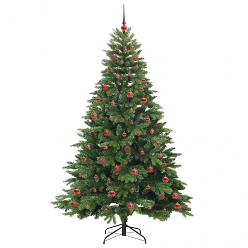 Mākslīgā Ziemassvētku Eglīte Su 300 Led Zaļa 210 Cm Pe Un Pvc Vidaxl