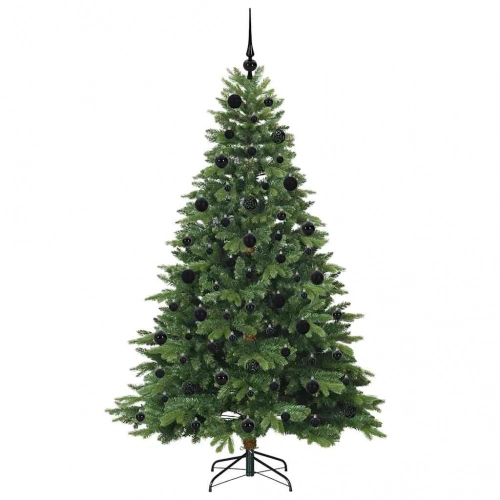 Mākslīgā Ziemassvētku Eglīte Su 300 Led Zaļa 210 Cm Pe Un Pvc Vidaxl