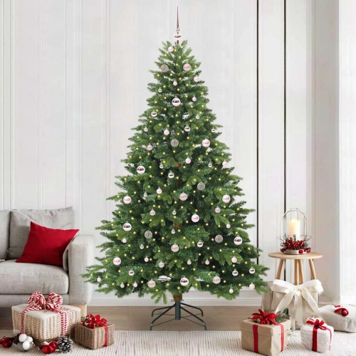 Mākslīgā Ziemassvētku Eglīte Su 300 Led Zaļa 210 Cm Pe Un Pvc Vidaxl