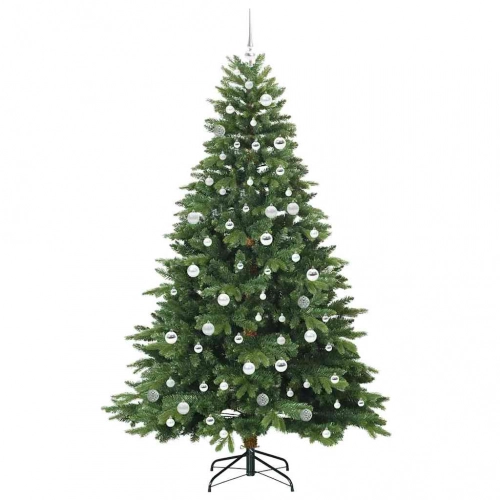 Mākslīgā Ziemassvētku Eglīte Su 300 Led Zaļa 210 Cm Pe Un Pvc Vidaxl