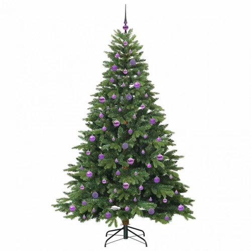 Mākslīgā Ziemassvētku Eglīte Su 300 Led Zaļa 210 Cm Pe Un Pvc Vidaxl
