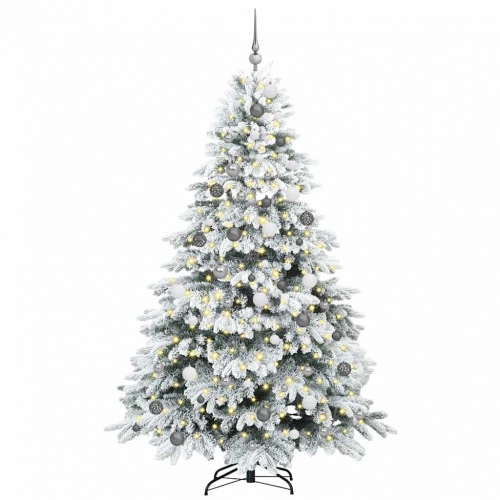 Mākslīgā Ziemassvētku Eglīte Su 300 Led Zaļa 210 Cm Pe Un Pvc Vidaxl