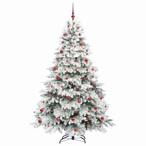 Mākslīgā Ziemassvētku Eglīte Su 300 Led Zaļa 210 Cm Pe Un Pvc Vidaxl