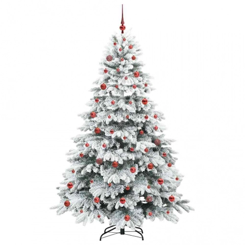 Mākslīgā Ziemassvētku Eglīte Su 300 Led Zaļa 210 Cm Pe Un Pvc Vidaxl