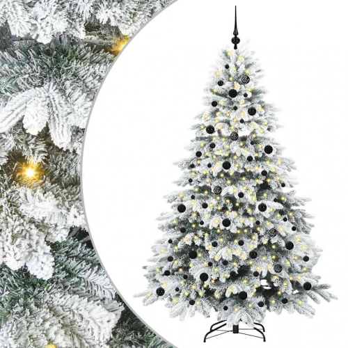 Mākslīgā Ziemassvētku Eglīte Su 300 Led Zaļa 210 Cm Pe Un Pvc Vidaxl