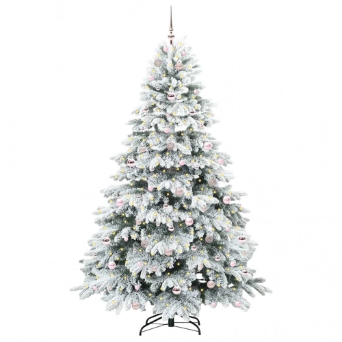 Mākslīgā Ziemassvētku Eglīte Su 300 Led Zaļa 210 Cm Pe Un Pvc Vidaxl