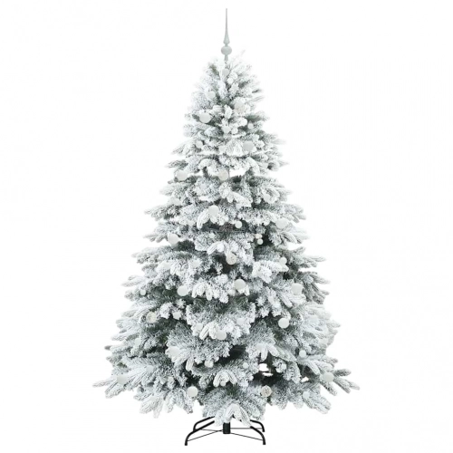Mākslīgā Ziemassvētku Eglīte Su 300 Led Zaļa 210 Cm Pe Un Pvc Vidaxl