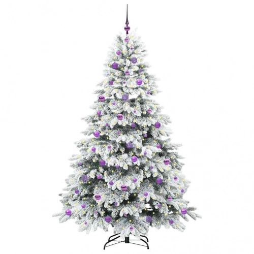 Mākslīgā Ziemassvētku Eglīte Su 300 Led Zaļa 210 Cm Pe Un Pvc Vidaxl
