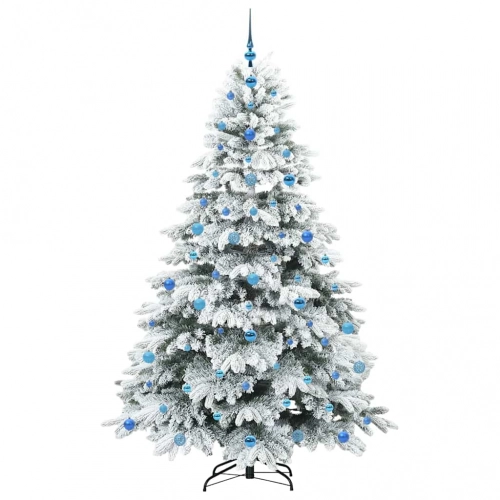 Mākslīgā Ziemassvētku Eglīte Su 300 Led Zaļa 210 Cm Pe Un Pvc Vidaxl