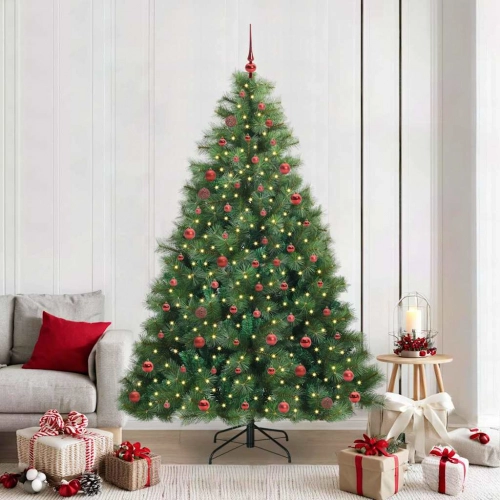 Mākslīgā Ziemassvētku Eglīte Su 300 Led Zaļa 210 Cm Pe Un Pvc Vidaxl