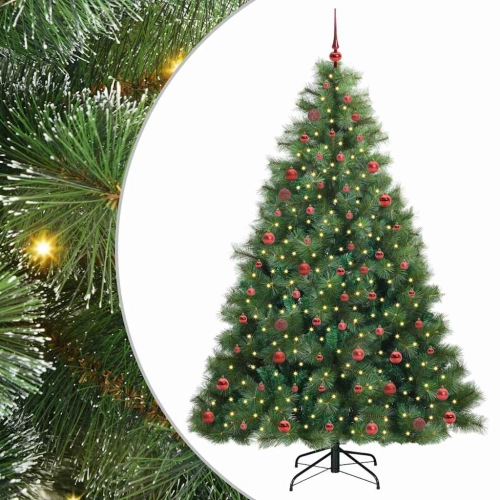 Mākslīgā Ziemassvētku Eglīte Su 300 Led Zaļa 210 Cm Pe Un Pvc Vidaxl