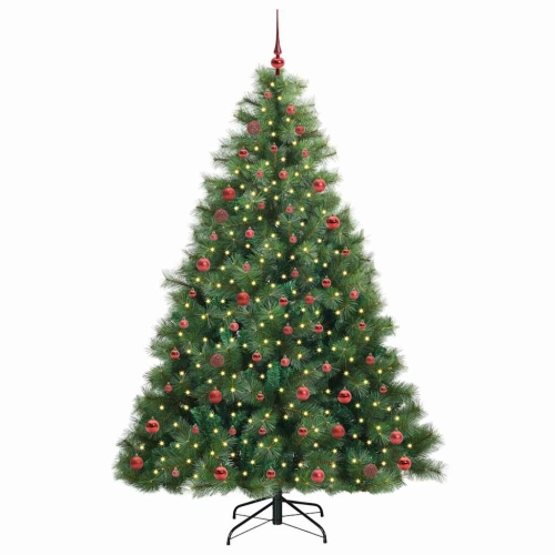 Mākslīgā Ziemassvētku Eglīte Su 300 Led Zaļa 210 Cm Pe Un Pvc Vidaxl