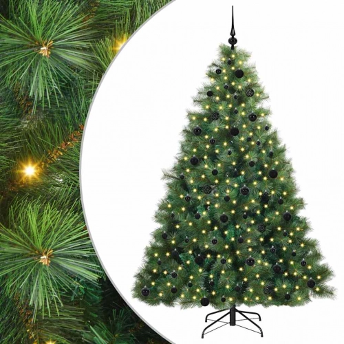 Mākslīgā Ziemassvētku Eglīte Su 300 Led Zaļa 210 Cm Pe Un Pvc Vidaxl