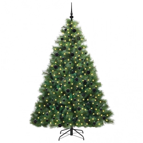 Mākslīgā Ziemassvētku Eglīte Su 300 Led Zaļa 210 Cm Pe Un Pvc Vidaxl