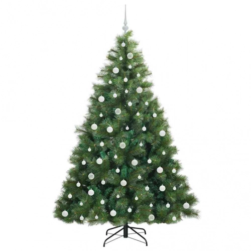 Mākslīgā Ziemassvētku Eglīte Su 300 Led Zaļa 210 Cm Pe Un Pvc Vidaxl