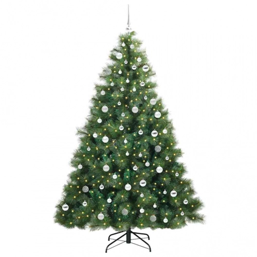 Mākslīgā Ziemassvētku Eglīte Su 300 Led Zaļa 210 Cm Pe Un Pvc Vidaxl