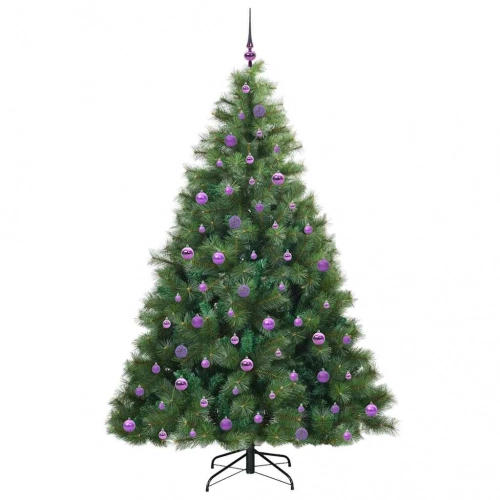 Mākslīgā Ziemassvētku Eglīte Su 300 Led Zaļa 210 Cm Pe Un Pvc Vidaxl