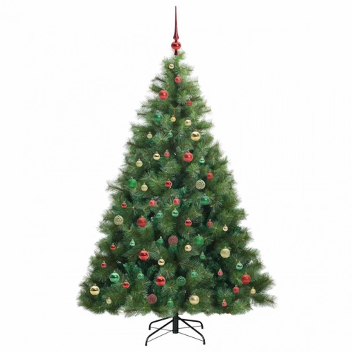 Mākslīgā Ziemassvētku Eglīte Su 300 Led Zaļa 210 Cm Pe Un Pvc Vidaxl