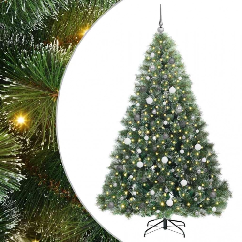 Mākslīgā Ziemassvētku Eglīte Su 300 Led Zaļa 210 Cm Pe Un Pvc Vidaxl