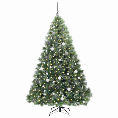 Mākslīgā Ziemassvētku Eglīte Su 300 Led Zaļa 210 Cm Pe Un Pvc Vidaxl