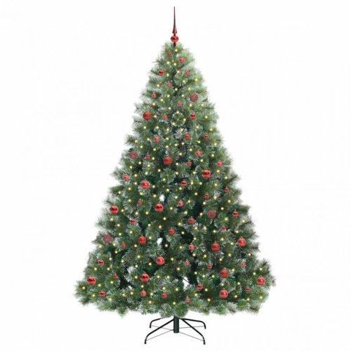 Mākslīgā Ziemassvētku Eglīte Su 300 Led Zaļa 210 Cm Pe Un Pvc Vidaxl