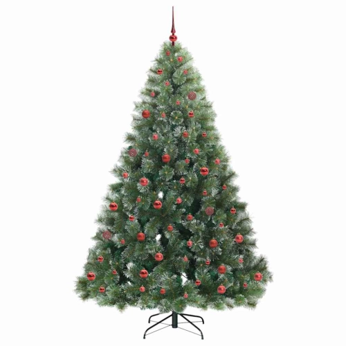 Mākslīgā Ziemassvētku Eglīte Su 300 Led Zaļa 210 Cm Pe Un Pvc Vidaxl