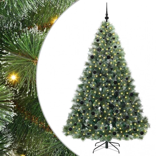 Mākslīgā Ziemassvētku Eglīte Su 300 Led Zaļa 210 Cm Pe Un Pvc Vidaxl