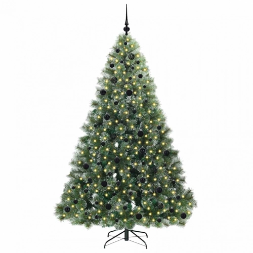 Mākslīgā Ziemassvētku Eglīte Su 300 Led Zaļa 210 Cm Pe Un Pvc Vidaxl
