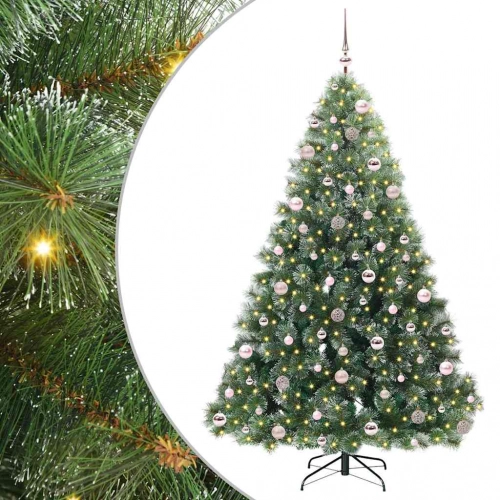 Mākslīgā Ziemassvētku Eglīte Su 300 Led Zaļa 210 Cm Pe Un Pvc Vidaxl