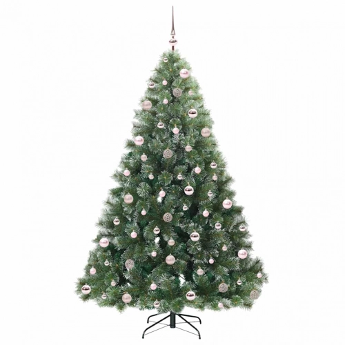 Mākslīgā Ziemassvētku Eglīte Su 300 Led Zaļa 210 Cm Pe Un Pvc Vidaxl