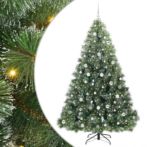 Mākslīgā Ziemassvētku Eglīte Su 300 Led Zaļa 210 Cm Pe Un Pvc Vidaxl