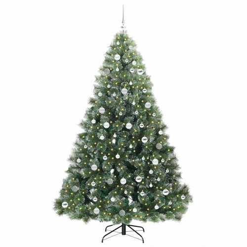 Mākslīgā Ziemassvētku Eglīte Su 300 Led Zaļa 210 Cm Pe Un Pvc Vidaxl