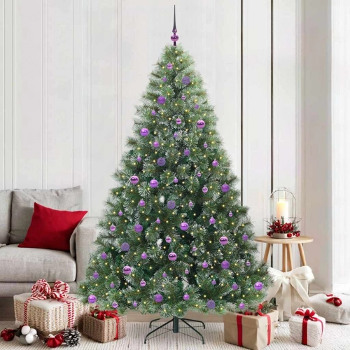 Mākslīgā Ziemassvētku Eglīte Su 300 Led Zaļa 210 Cm Pe Un Pvc Vidaxl