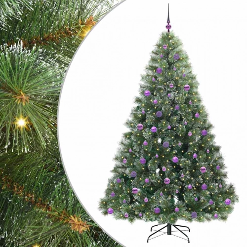 Mākslīgā Ziemassvētku Eglīte Su 300 Led Zaļa 210 Cm Pe Un Pvc Vidaxl
