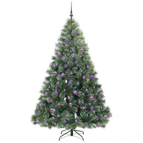 Mākslīgā Ziemassvētku Eglīte Su 300 Led Zaļa 210 Cm Pe Un Pvc Vidaxl
