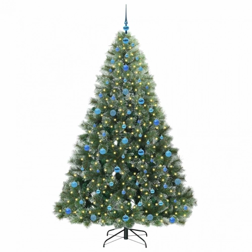 Mākslīgā Ziemassvētku Eglīte Su 300 Led Zaļa 210 Cm Pe Un Pvc Vidaxl