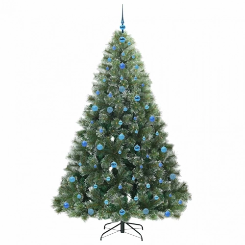 Mākslīgā Ziemassvētku Eglīte Su 300 Led Zaļa 210 Cm Pe Un Pvc Vidaxl