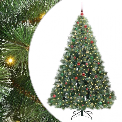 Mākslīgā Ziemassvētku Eglīte Su 300 Led Zaļa 210 Cm Pe Un Pvc Vidaxl