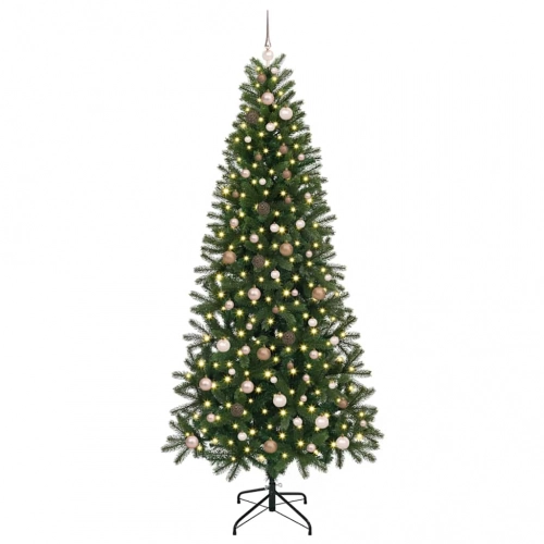 Mākslīgā Ziemassvētku Eglīte Su 300 Led Zaļa 240 Cm Pe Un Pvc Vidaxl