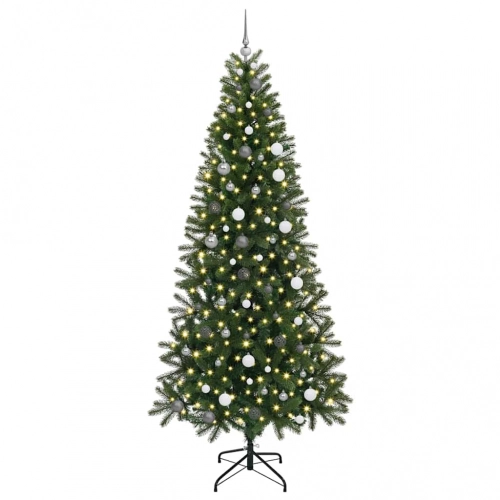 Mākslīgā Ziemassvētku Eglīte Su 300 Led Zaļa 240 Cm Pe Un Pvc Vidaxl