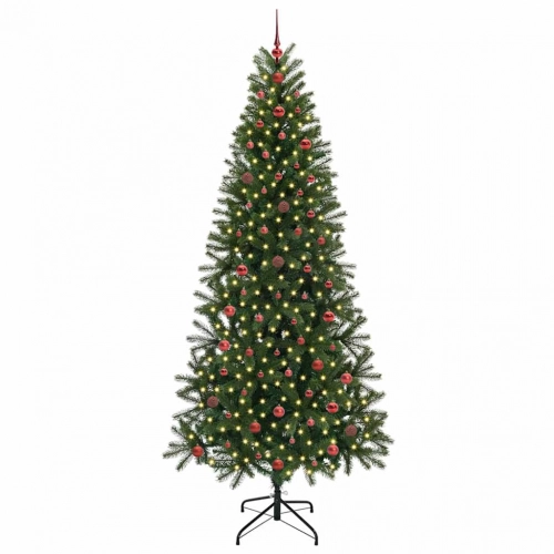Mākslīgā Ziemassvētku Eglīte Su 300 Led Zaļa 240 Cm Pe Un Pvc Vidaxl