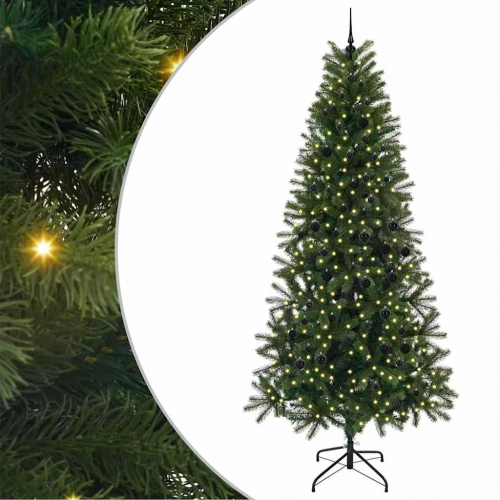 Mākslīgā Ziemassvētku Eglīte Su 300 Led Zaļa 240 Cm Pe Un Pvc Vidaxl