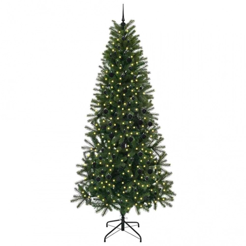 Mākslīgā Ziemassvētku Eglīte Su 300 Led Zaļa 240 Cm Pe Un Pvc Vidaxl