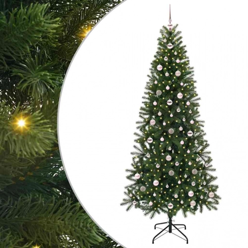 Mākslīgā Ziemassvētku Eglīte Su 300 Led Zaļa 240 Cm Pe Un Pvc Vidaxl