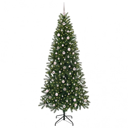 Mākslīgā Ziemassvētku Eglīte Su 300 Led Zaļa 240 Cm Pe Un Pvc Vidaxl