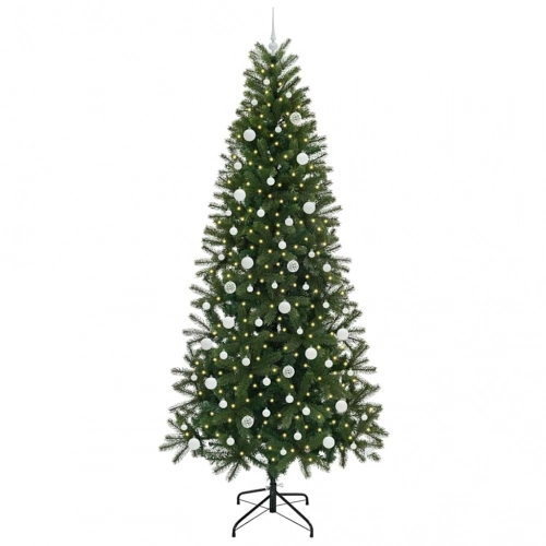 Mākslīgā Ziemassvētku Eglīte Su 300 Led Zaļa 240 Cm Pe Un Pvc Vidaxl