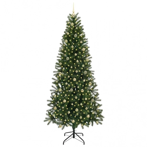 Mākslīgā Ziemassvētku Eglīte Su 300 Led Zaļa 240 Cm Pe Un Pvc Vidaxl