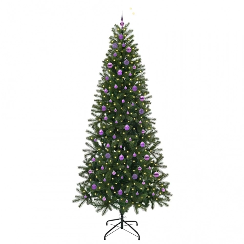 Mākslīgā Ziemassvētku Eglīte Su 300 Led Zaļa 240 Cm Pe Un Pvc Vidaxl