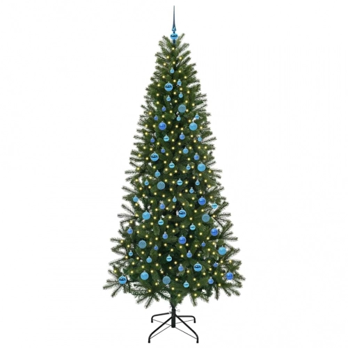 Mākslīgā Ziemassvētku Eglīte Su 300 Led Zaļa 240 Cm Pe Un Pvc Vidaxl